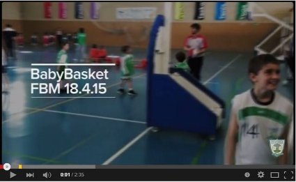 Vídeo del BabyBAsket celebrado el 18 de Abril de 2015 en Villanueva de la Cañada