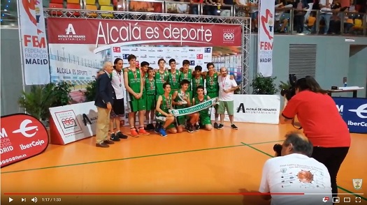 Entrega de medallas y trofeo SubCampeón Cadete Masculino Preferente 1ª División